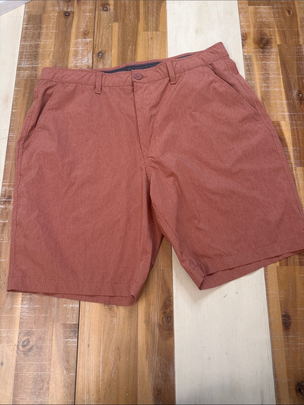 Horizon Bass Creek Outfitters Men’s Shorts  36 Rust Orange Casual Lightweight